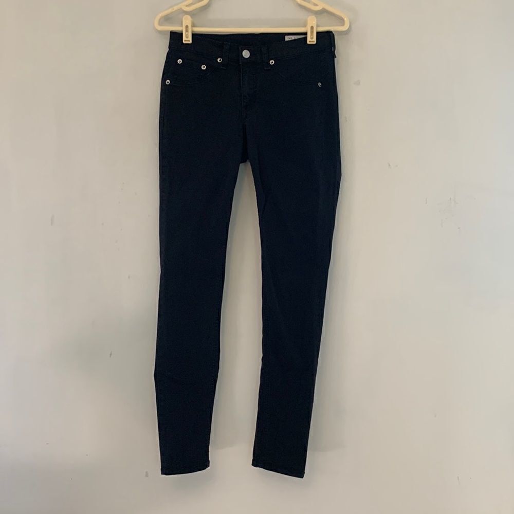 Rag & Bone black 5 pocket skinny jeans Size 27